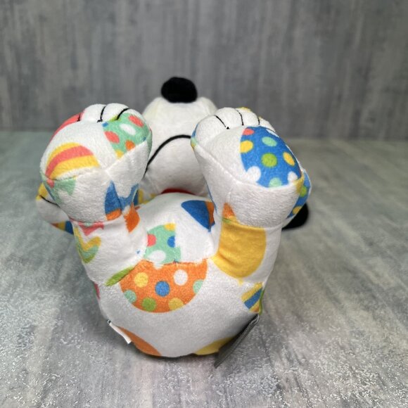 Peanuts Snoopy Plush Rainbow Tie Die Easter Egg Suit 8" Hallmark New With Tags - Picture 11 of 13